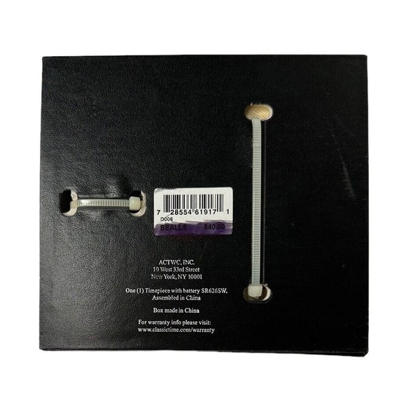 NEW Bay Studio Interchangeable Womens Watch Gift Set Five Straps Rhinestones - Picture 6 of 6